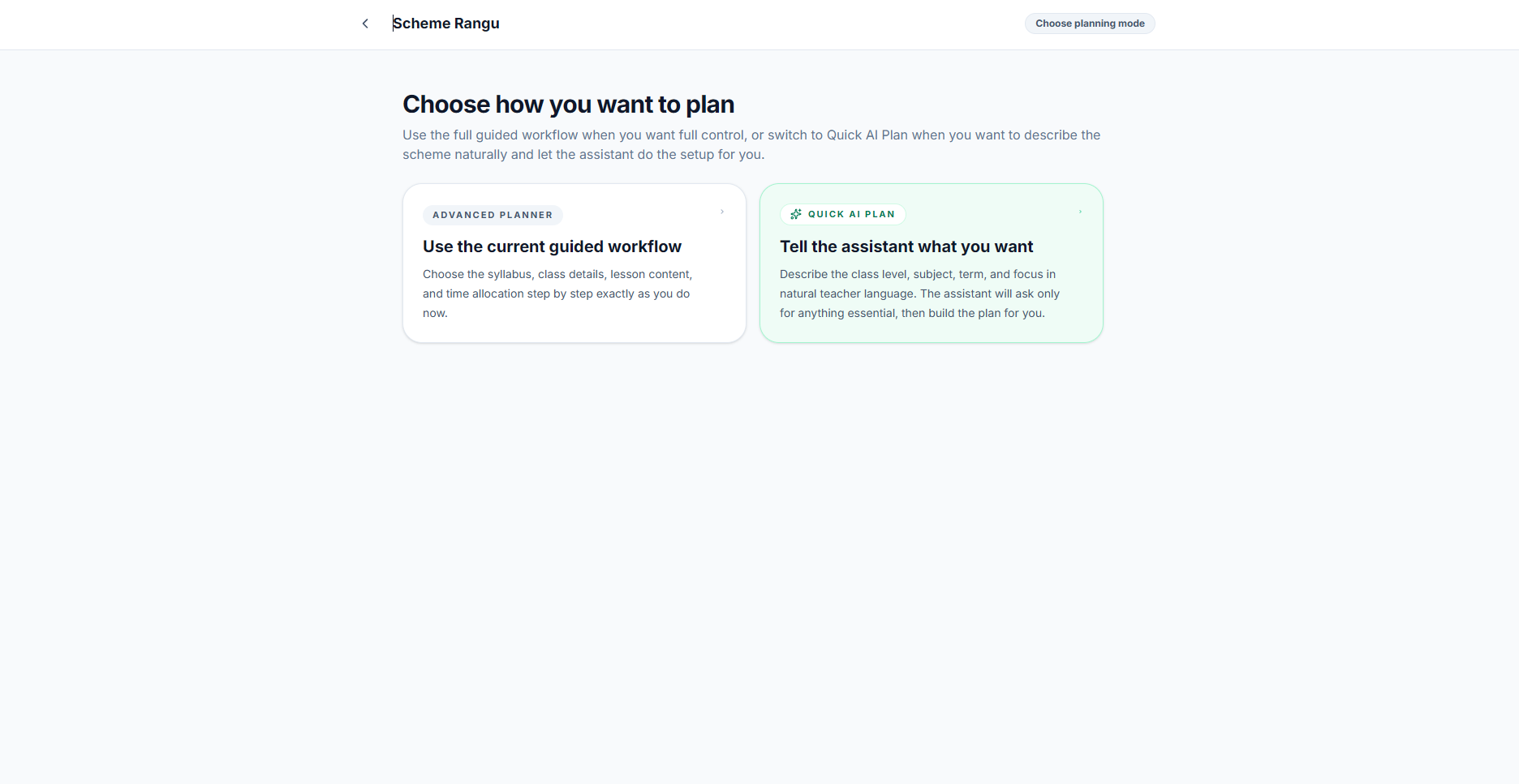 Scheme Rangu digital schemebook generator for Zimbabwean teachers
